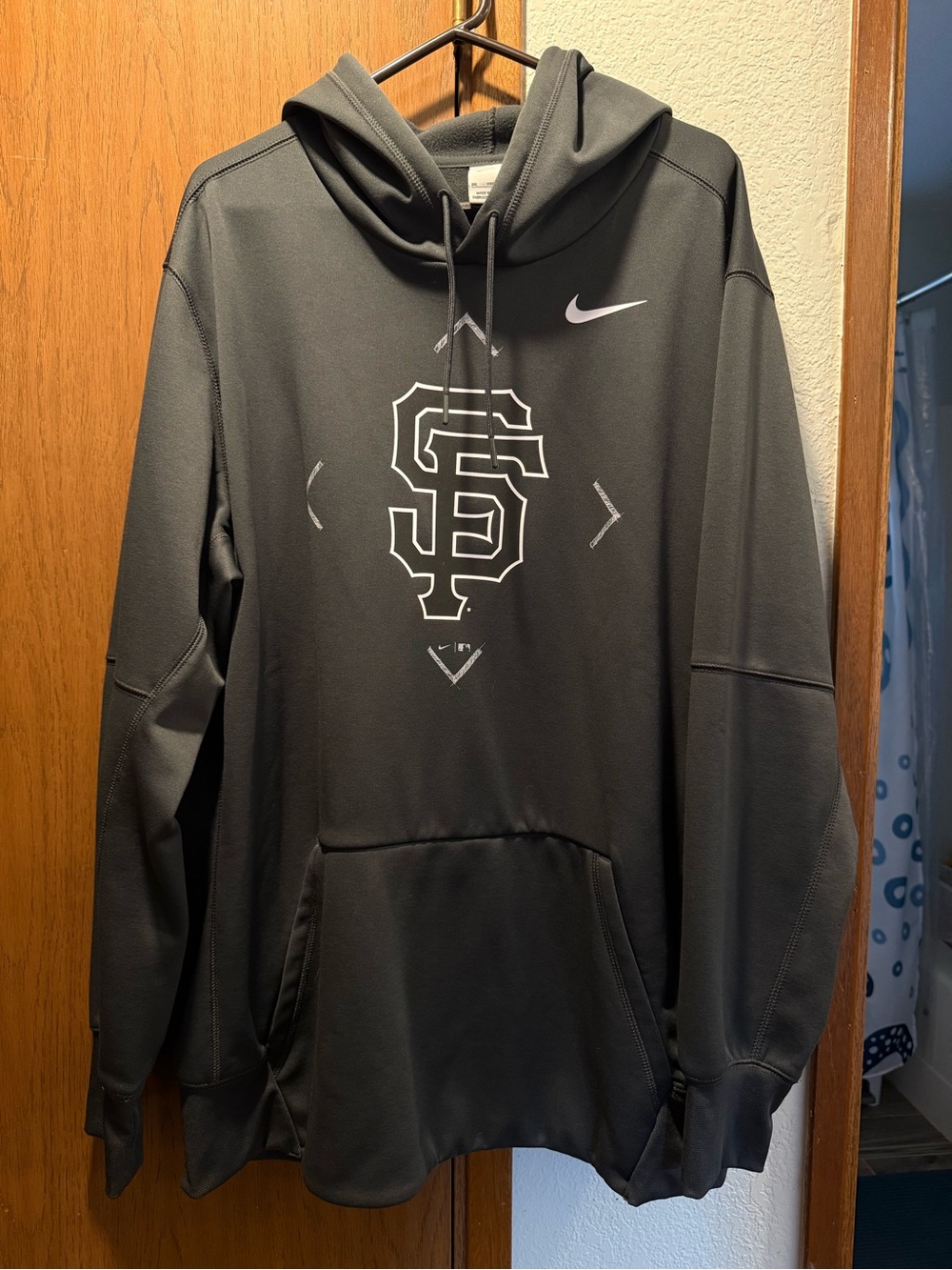 Nike Gray San Francisco Giants Pullover Hoodie